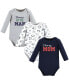 Футболка Hudson Baby Long-Sleeve Bodysuits