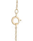 ფოტო #5 პროდუქტის Diamond Lizard 18" Pendant Necklace (1/10 ct. t.w.) in 10k Gold,Created for Macy's