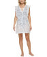 ფოტო #4 პროდუქტის Eyelet Flutter-Sleeve Swim Cover-Up