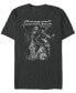 ფოტო #1 პროდუქტის Men's Vintage-Like Poster Short Sleeve Crew T-shirt