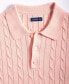 Men's Knit Polo Sweater, Created for Macy's Think Pink, S - фото #3