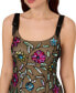 ფოტო #5 პროდუქტის Women's Sequined Mesh Bow-Strap Dress