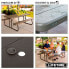 Фото #3 товара LIFETIME Ultra-Resistant Folding Table With Benches 183x76x74 cm UV100