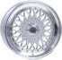 R-Style Wheels RS01 silver horn polished 9x16 ET20 - LK4/100 ML73.1