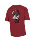 ფოტო #3 პროდუქტის Men's Garnet Distressed South Carolina Gamecocks Vintage-Like Logo T-shirt