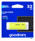 Фото #1 товара GoodRam UME2 - 32 GB - USB Type-A - 2.0 - 20 MB/s - Cap - Yellow - Флешка GoodRam UME2 32 ГБ USB 2.0 20 МБ/сек Желтая