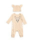 Classics Bambi Boys Snap Cosplay Coverall Hat Brown Infant