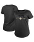 Фото #1 товара Women's Black New Orleans Saints 2023 NFL Training Camp T-shirt