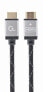 Фото #1 товара Переходник HDMI Gembird CCB-HDMIL-3M 3 м - HDMI Type A (стандарт) - HDMI Type A (стандарт) - серый
