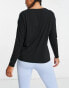 Champion Training long sleeve top in black