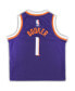 ფოტო #3 პროდუქტის Toddler Boys and Girls Devin Booker Purple Phoenix Suns Swingman Player Jersey - Icon Edition