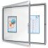 NOBO Premium Plus 8xA4 Sheets Exterior Display Case Magnetic White Background