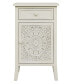 Фото #2 товара Gallerie Decor Antiqued Carved Side Table