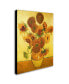 Фото #2 товара Vincent Van Gogh 'Vase with Sunflowers' Canvas Art - 32" x 26"