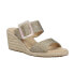 VANELi Layla Espadrille Wedge Womens Gold Casual Sandals LAYLA-312960 7, 7 M - фото #2