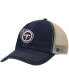 Фото #2 товара Men's '47 Navy, Natural Tennessee Titans Trawler Trucker Clean Up Snapback Hat