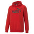 Фото #1 товара Puma Essentials Logo Pullover Hoodie Mens Red Casual Outerwear 84681211