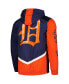Фото #4 товара Men's Navy Detroit Tigers Undeniable Full-Zip Hoodie Windbreaker Jacket
