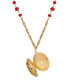 ფოტო #2 პროდუქტის Enamel Star of Bethlehem Locket Bead Necklace