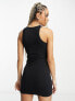 Фото #2 товара Santa Cruz arch strip bodycon dress in black Exclusive at ASOS