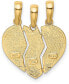 Фото #2 товара Медальон Macy's 14k Gold Split Fam Charm