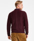 Фото #2 товара Men's Cable Knit Pullover Crewneck Sweater