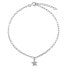 Silver leg chain with Aldib ZT181096A star