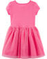 Toddler Tutu Jersey Dress 4T