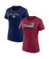 Women's Colorado Avalanche Risk Combo Pack T-Shirt Синий, 2XL - фото #1