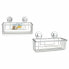 Bath Organiser Caddy Confortime Alluma Organiser Suction 30 x 13 x 14 cm (6 Units) (30 x 13 x 14 cm)