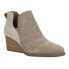 Фото #2 товара TOMS Gwen Metallic Round Toe Wedge Bootie Womens Beige Casual Boots 10021335T-10