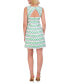 ფოტო #3 პროდუქტის Petite Printed Sleeveless Shift Dress