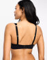 Фото #2 товара ASOS DESIGN Fuller Bust Marina nylon blend smoothing underwire bra in black