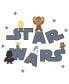 Фото #1 товара Star Wars Logo Wall Decals w/ Yoda/R2D2/Darth Vader and more - Blue
