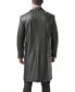 ფოტო #2 პროდუქტის Men Classic Leather Long Walking Coat