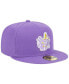 Фото #2 товара Men's Purple New Hampshire Fisher Cats Theme Nights New Hampshire Primaries Uncle Sam 59FIFTY Fitted Hat