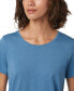 ფოტო #5 პროდუქტის Women's Solid Short-Sleeve Scoop-Neck Pajama T-Shirt