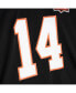 Фото #2 товара Men's Ken Anderson Black Cincinnati Bengals 1981 Authentic Retired Player Jersey