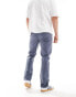 ASOS DESIGN straight chino in washed blue