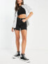 Levi's 501 mid thigh shorts in black