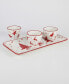 Фото #4 товара Winterfest 4 Piece Holiday Entertainment Serving Set