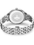Фото #3 товара Наручные часы Gevril женские Gandria Silver-Tone Leather Watch 36mm.