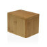 Salt Shaker with Lid Versa Brown Bamboo Steel 13 x 10 x 10 cm