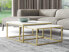 Фото #2 товара Im Set zwei Couchtische Dual Gold