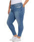 ფოტო #3 პროდუქტის Plus Size High Rise Greenwich Skinny Jeans