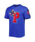 Фото #4 товара Men's Royal Philadelphia 76ers Mash Up Capsule T-shirt