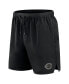 Фото #3 товара Men's Black Cincinnati Reds Front Office Woven Shorts