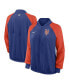 Women's Royal New York Mets Authentic Collection Team Raglan Performance Full-Zip Jacket