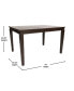Фото #13 товара Hayden Wooden Dining Table With Tapered Legs