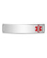 ფოტო #1 პროდუქტის Sterling Silver Rhodium-plated Medical ID Plate Bracelet